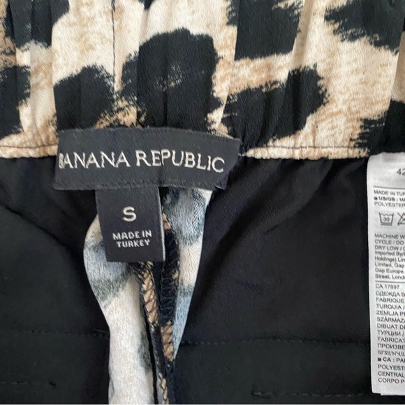 Banana republic leopard print pants dressy jogger size small - Picture 5 of 6